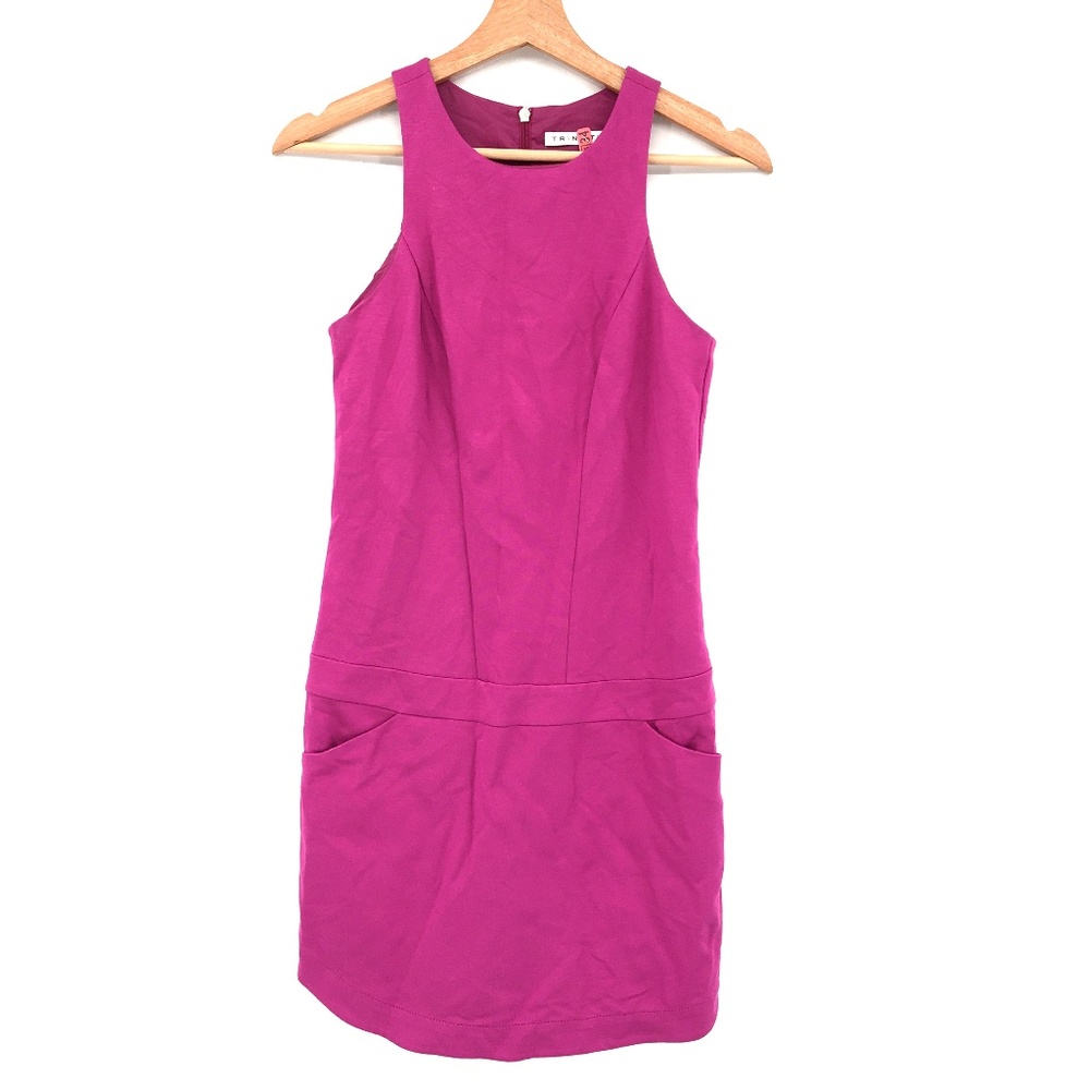 Trina Turk sleeveless Tank Dress Fuchsia pink